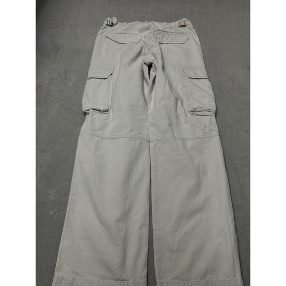 Polo Jeans Co Ralph Lauren Mens Khaki Cargo Pants Size 30x32 Relaxed Fit - Picture 8 of 10